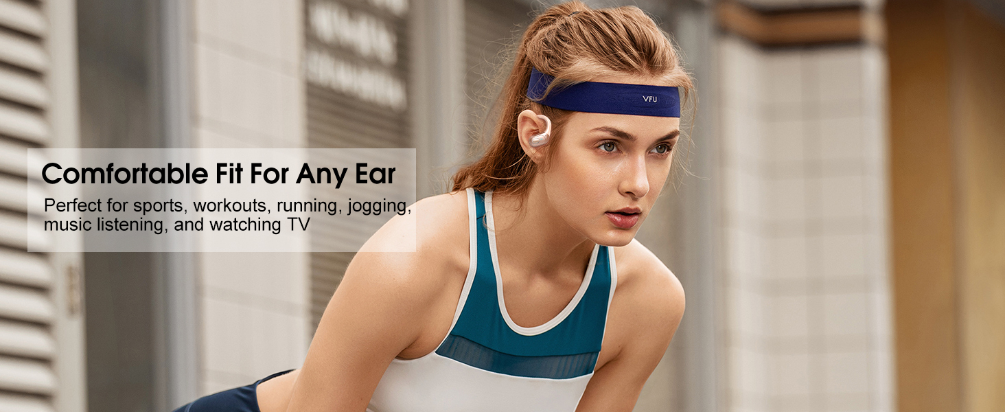 Wireless Earbuds 75hrs Bluetooth 5.4 Headphone Sport, Bluetooth Earbuds Stereo Deep Bass Over Ear Bu
