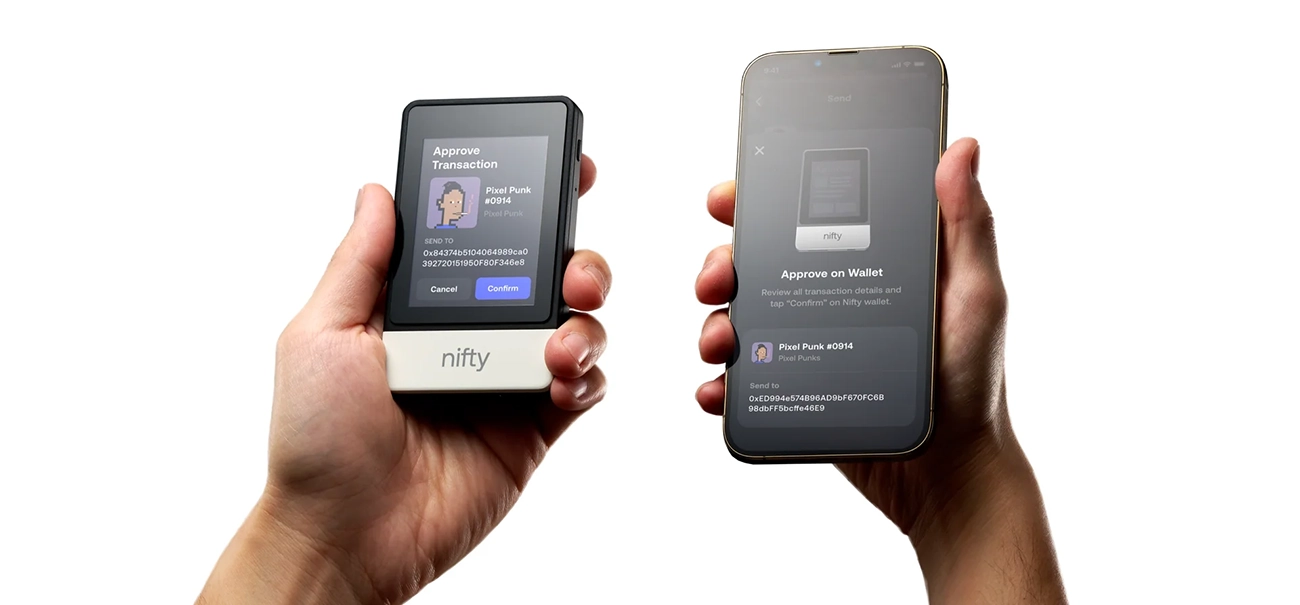 SecuX Nifty Dedicated NFT Hardware Wallet