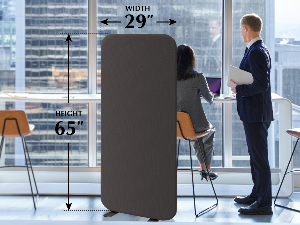 standing divider iron dimensions