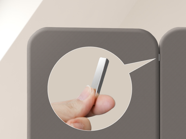 standing divider steel panel connection