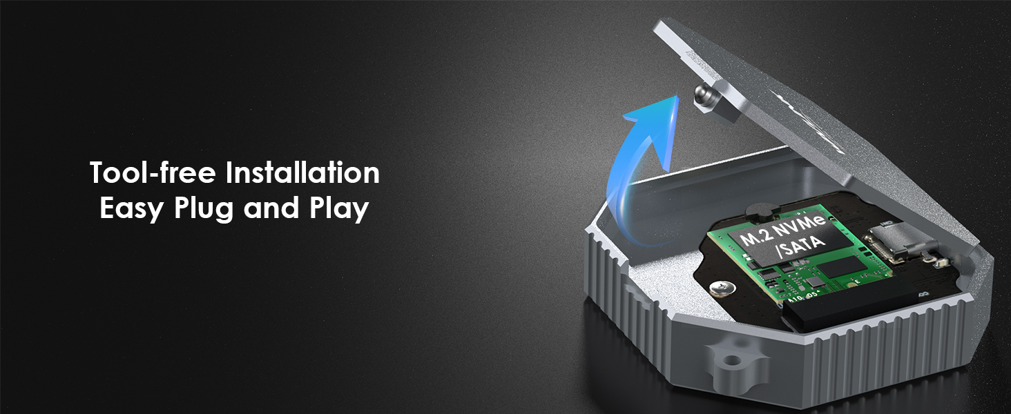 NVMe/SATA SSD Enclosure