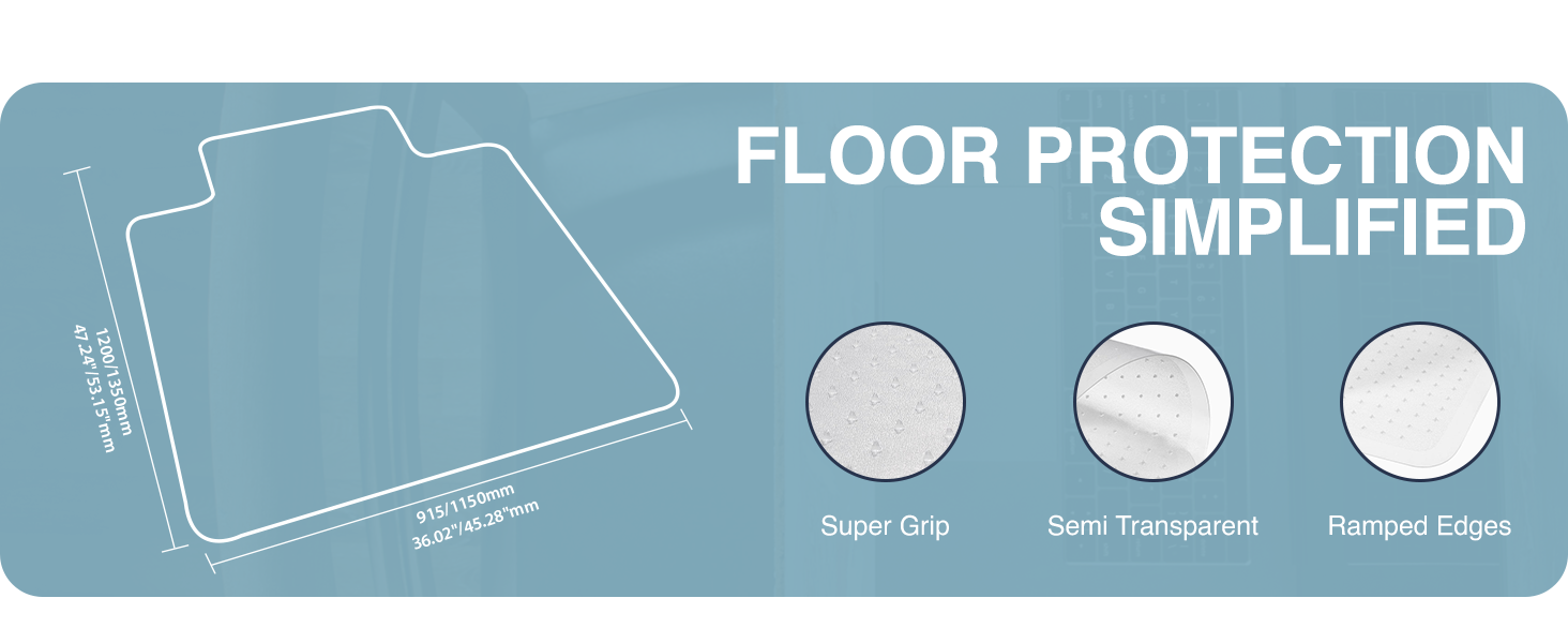 chair mat, floor protector, office chair mat, desk mat, hard floor mat, carpet mat, clear mat