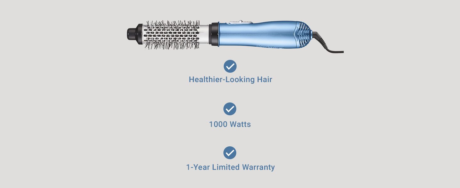 BaBylissPRO Nano Titanium 1.25-Inch Soft-Bristle Hot Air Brush
