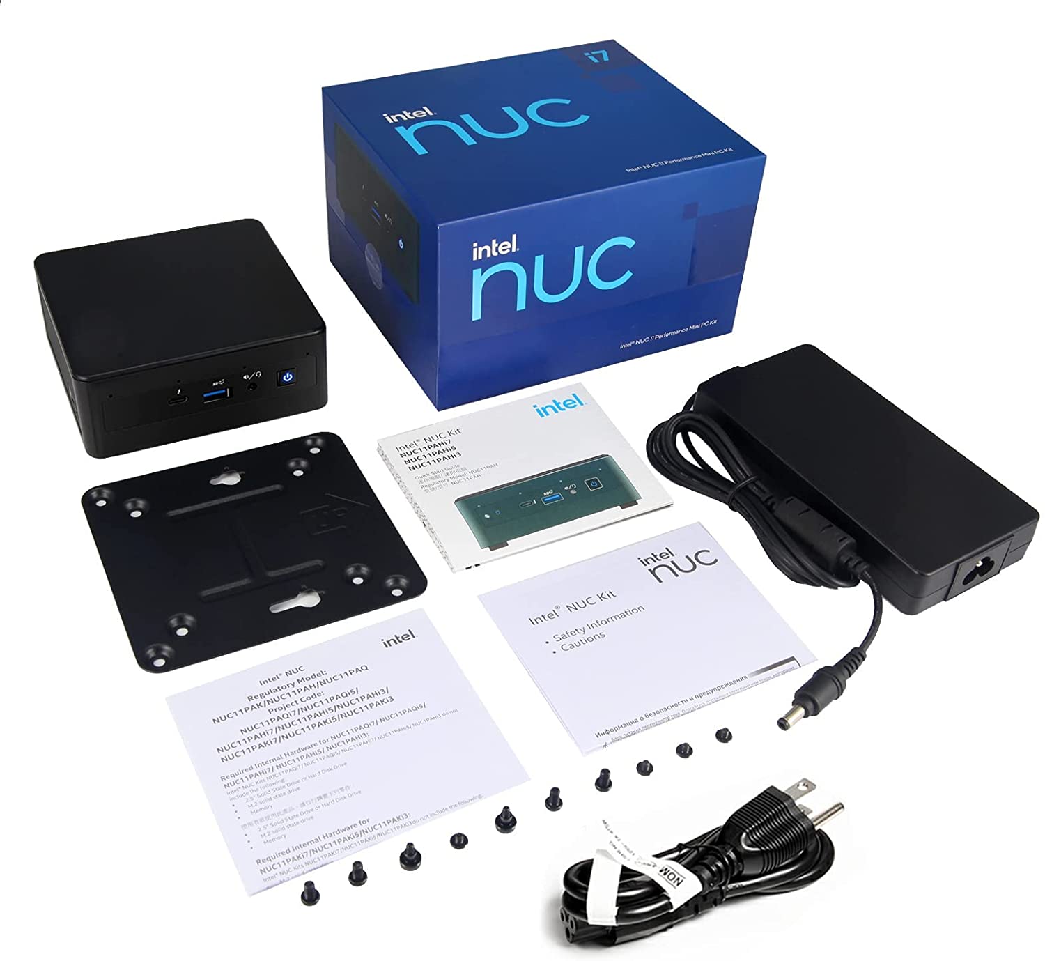 Reatan Intel NUC NUC11PAHi5 Mini PC,Four-Core i5-1135G7, 16GB RAM, 512GB  SSD,Mini Computer Windows 11 Pro,Up to 4.2 GHz Turbo,NVMe SSD DDR4 RAM,  WiFi