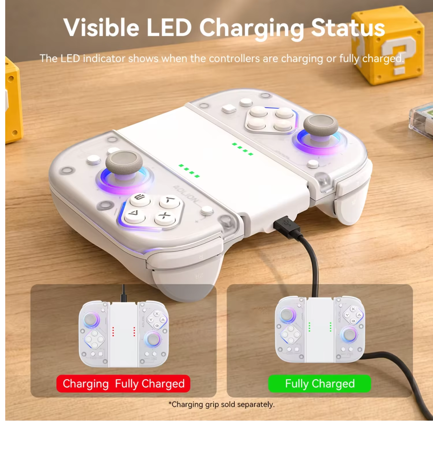 Visible LED Charging Status