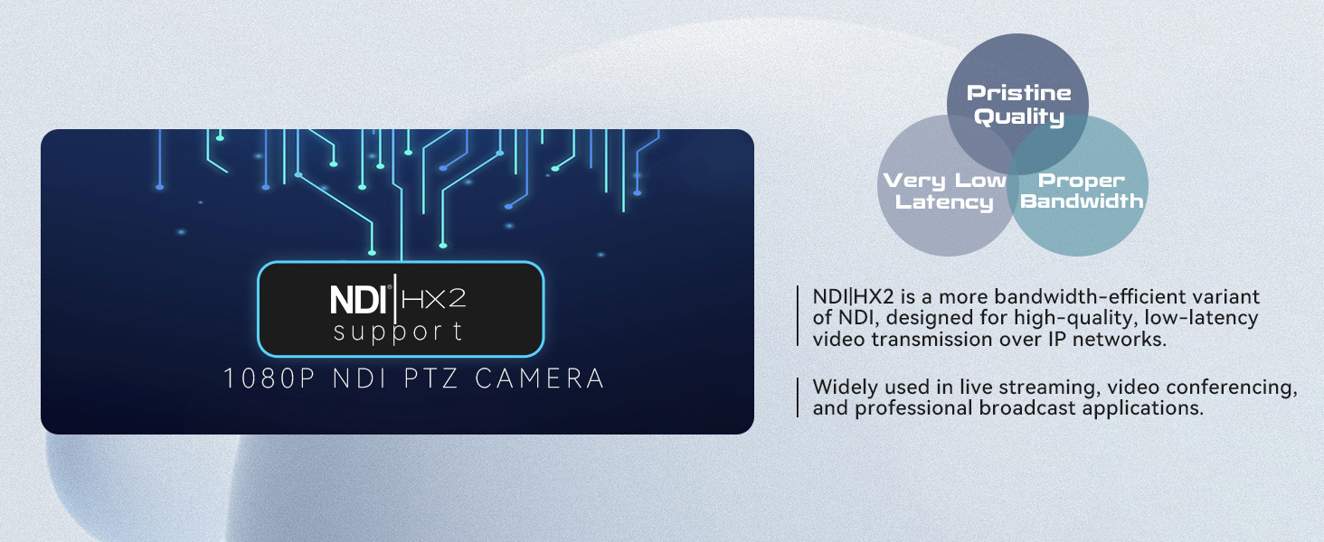 AI Auto Tracking 30x Zoom NDI PTZ Camera