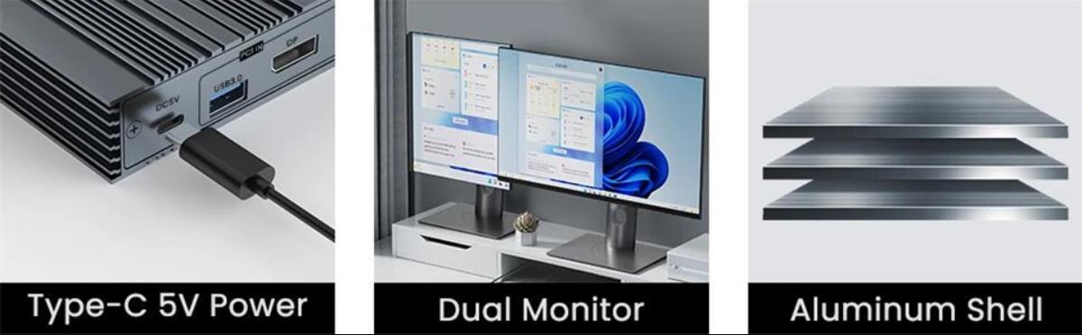 2 In 2 Out 4K 120Hz USB 3.0 HDMI Displayport KVM Switch Box dual monitor for 2 PC Sharing Keyboard M