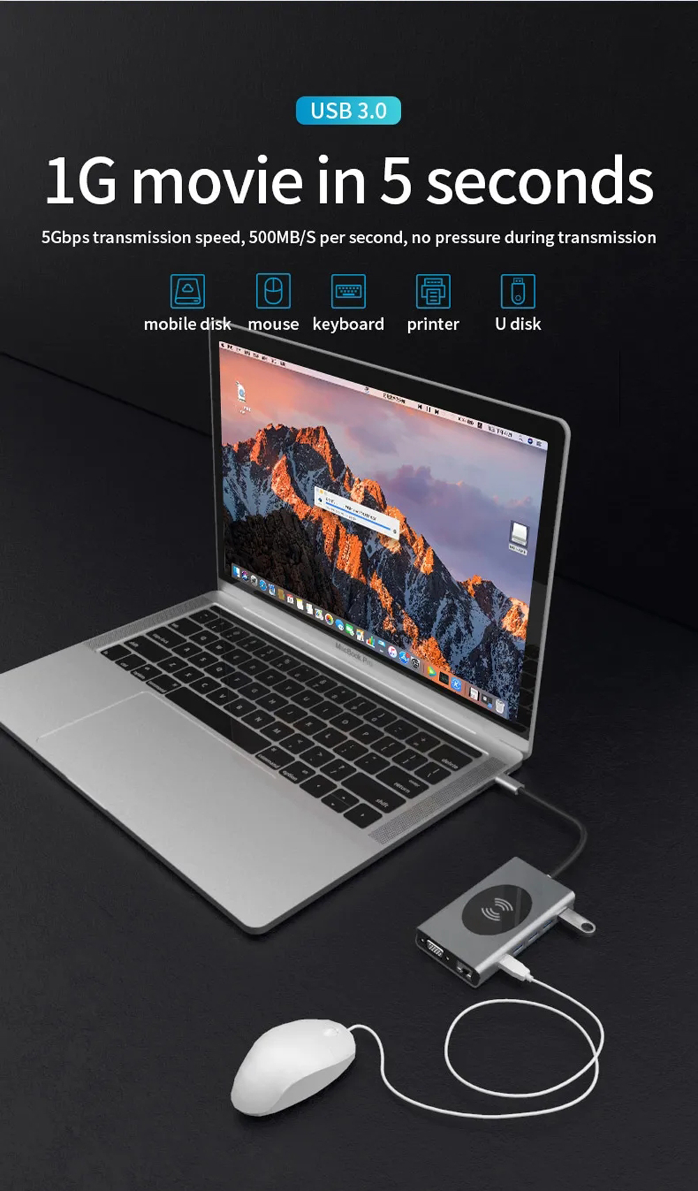 13-in-1 Docking Station