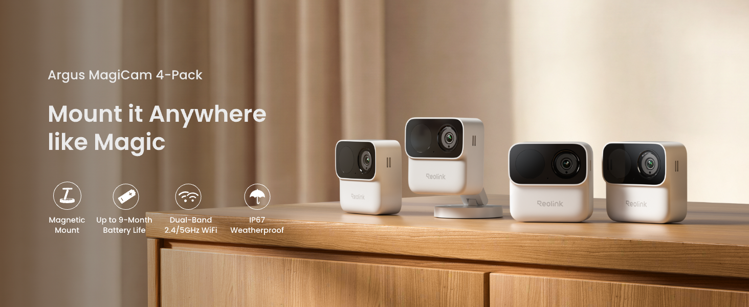 Reolink Home Hub Mini + Reolink Argus MagiCam