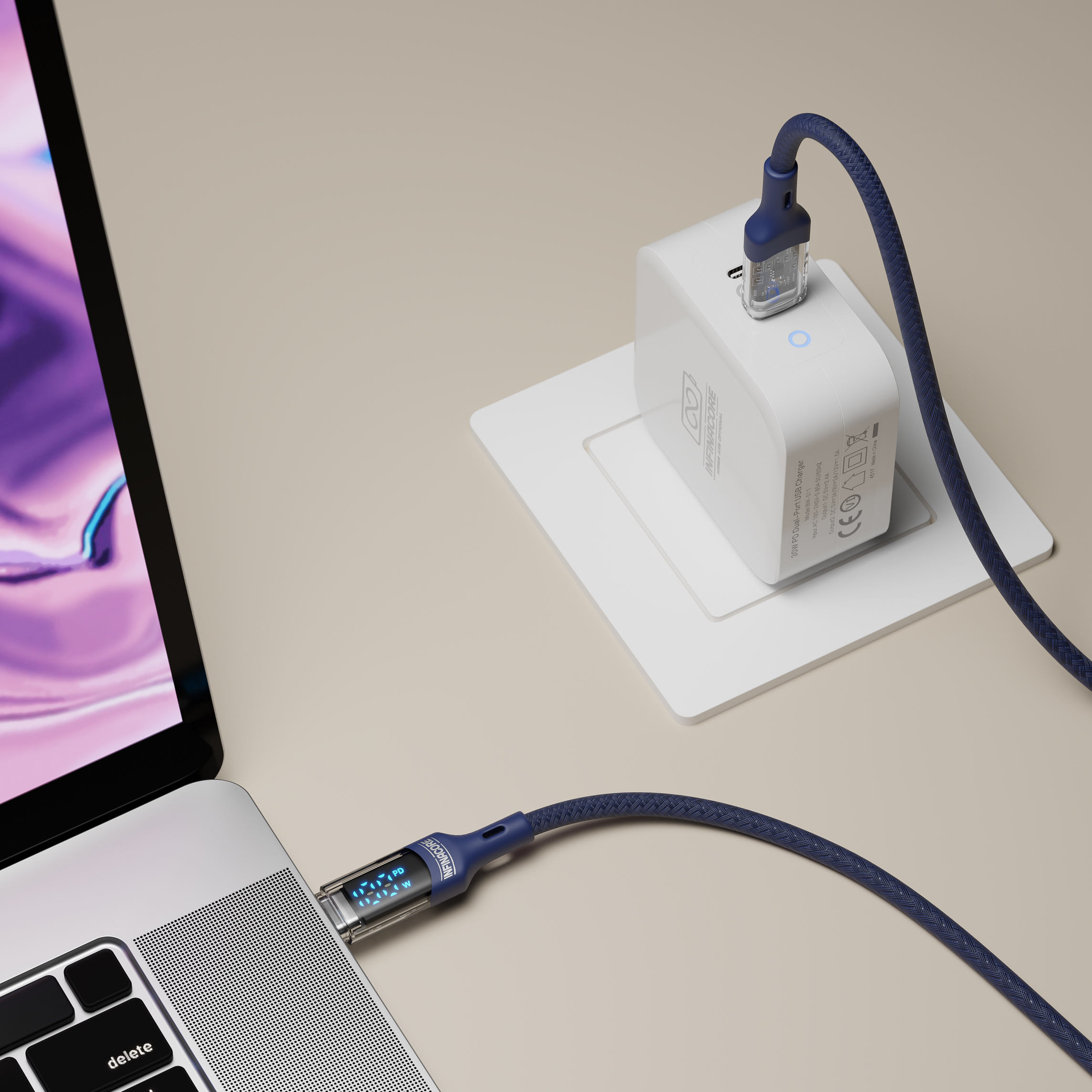 Power up your laptop, effortlessly