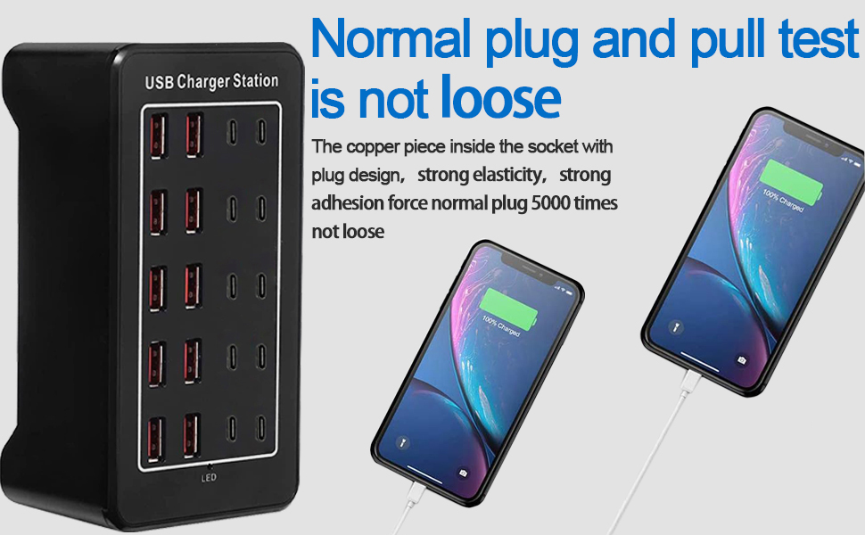 Fast Charging USB Charging Block This 20 port usb charger block comes with 10 USB A and 10 USB C. Yo