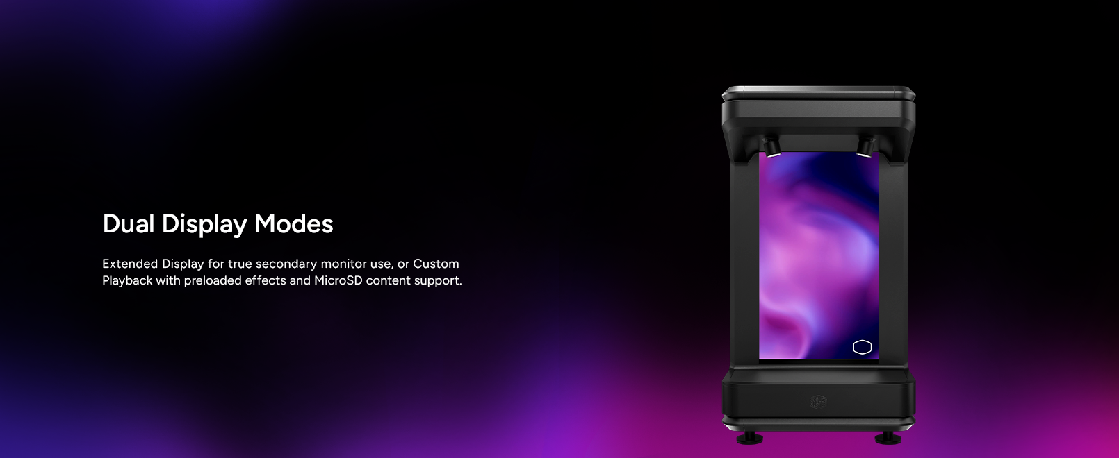  Cooler Master MasterFrame 360 Stage LCD ATX Mid-Tower PC Case