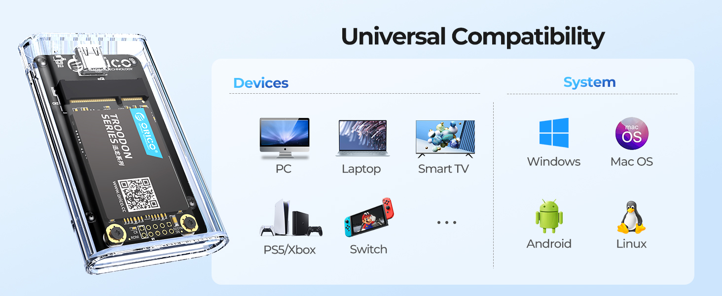 5 Gbit/s USB 3.0 mSATA SSD Enclosure