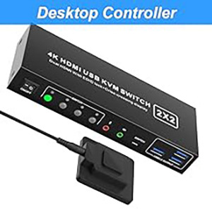 Wired Remote Control Supports wired remote switching for easy cable management, with digital 1/2/3/4