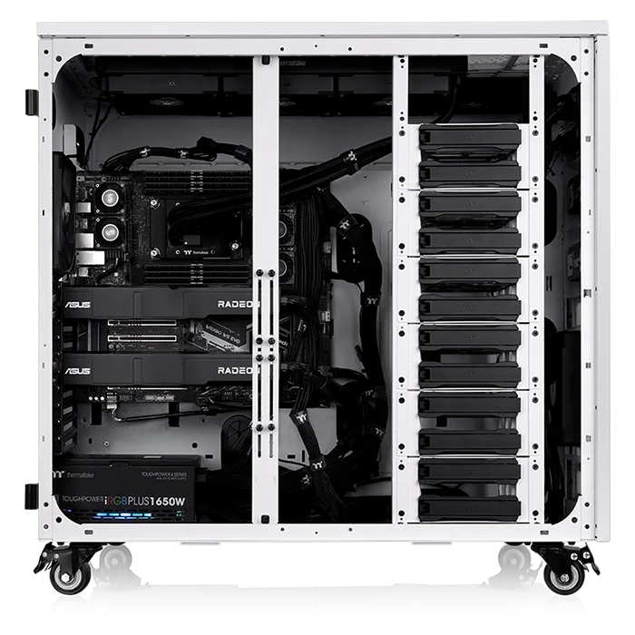 Thermaltake AX1000 TG Snow AI Workstation Chassis