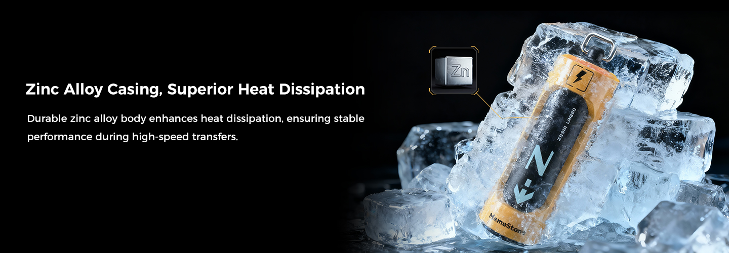 Zinc Alloy Casing, Superior Heat Dissipation