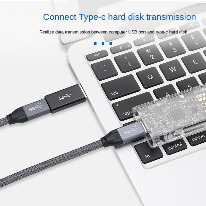 USB 3.1 GEN 2 Male to Type-C Female Adapter, USB A to USB C 3.1 Converter