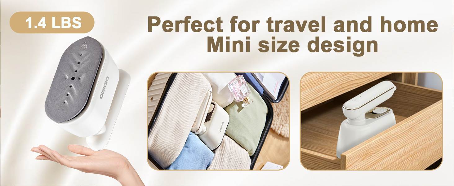 Mini size, perfect for family and travel use.
