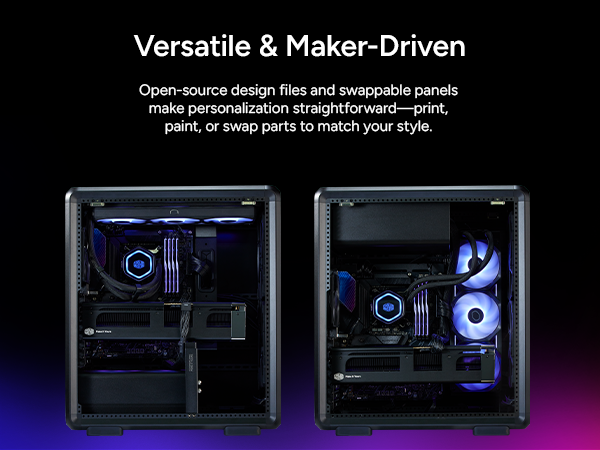 Cooler Master MasterFrame 500 Mesh Black ATX Mid-Tower PC Case