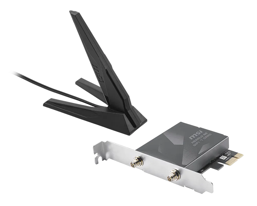 MSI HERALD BE9400 WiFi 7 PCIe Card