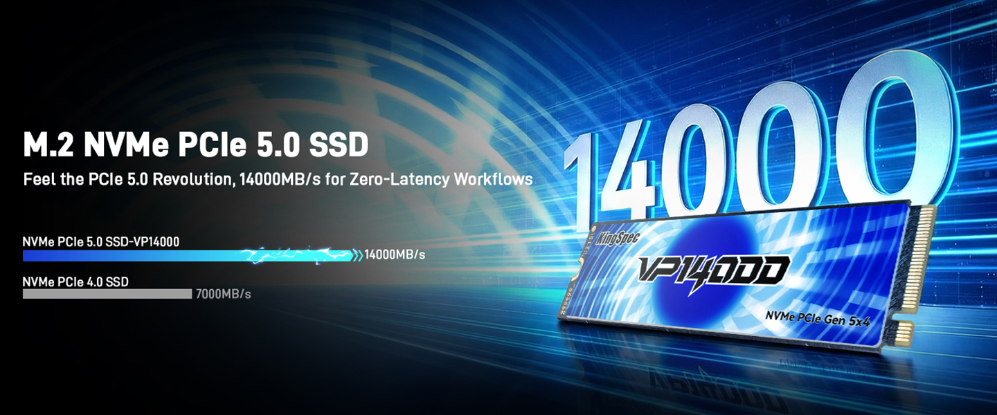 M.2 NVMe PCle 5.0 SSD