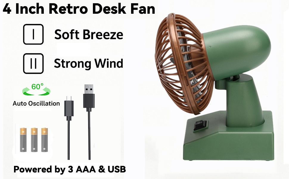 mini retro fan