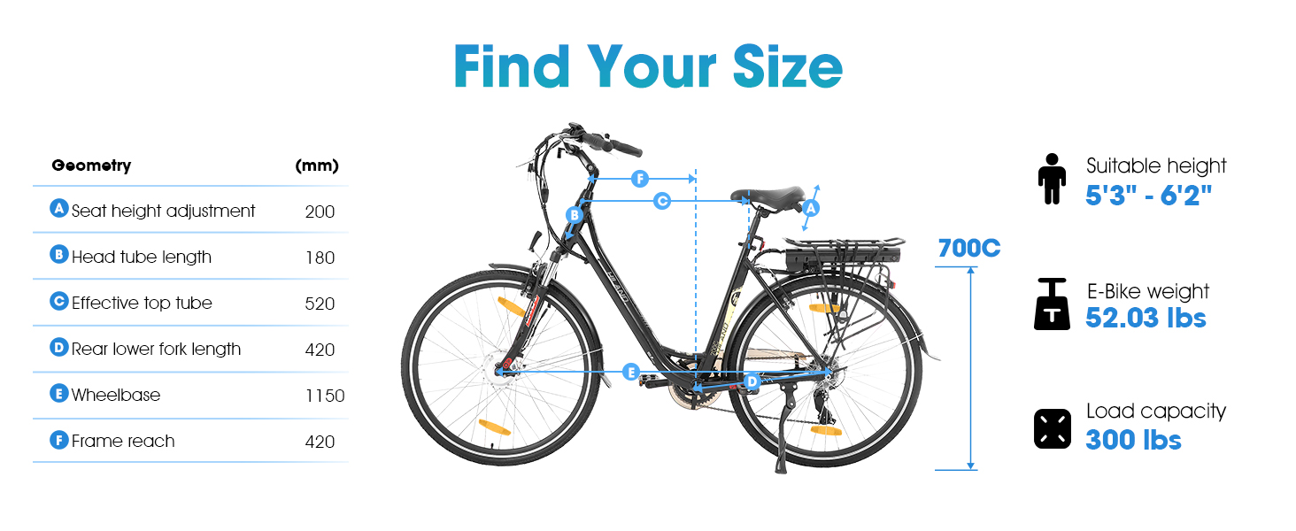 Elctric Commuter Cruiser Ebikes for Adult Men Women Electric Moutain Bike 28" 250w Motor 36v 20mph