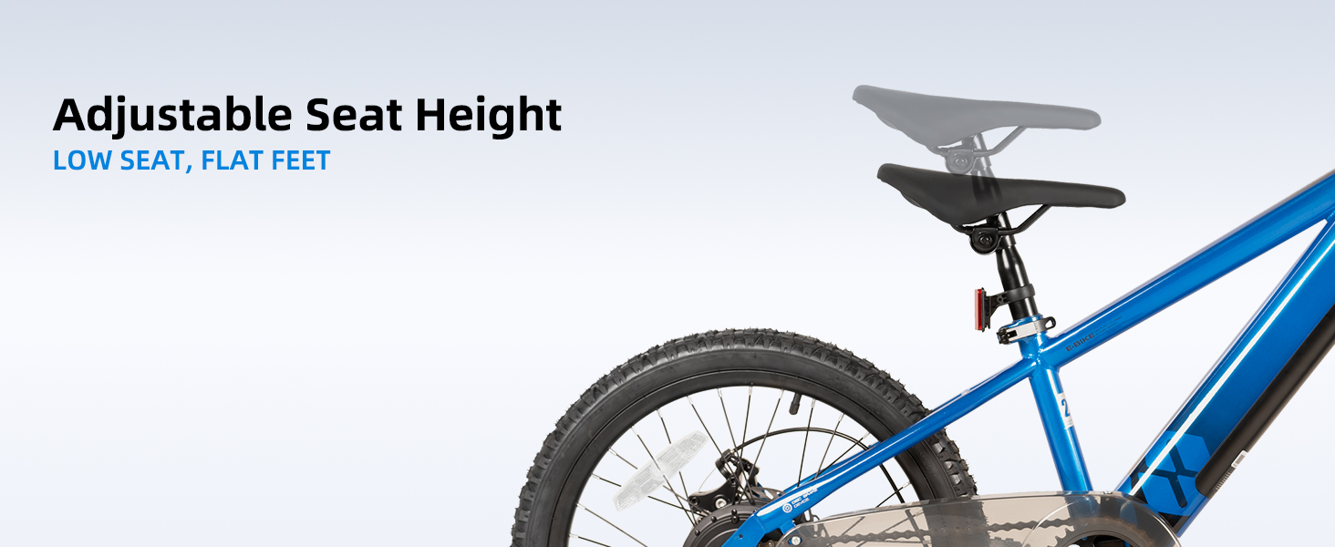 Ebike electric bike electric bicycle electric mountain bike boys girls children 20inch
