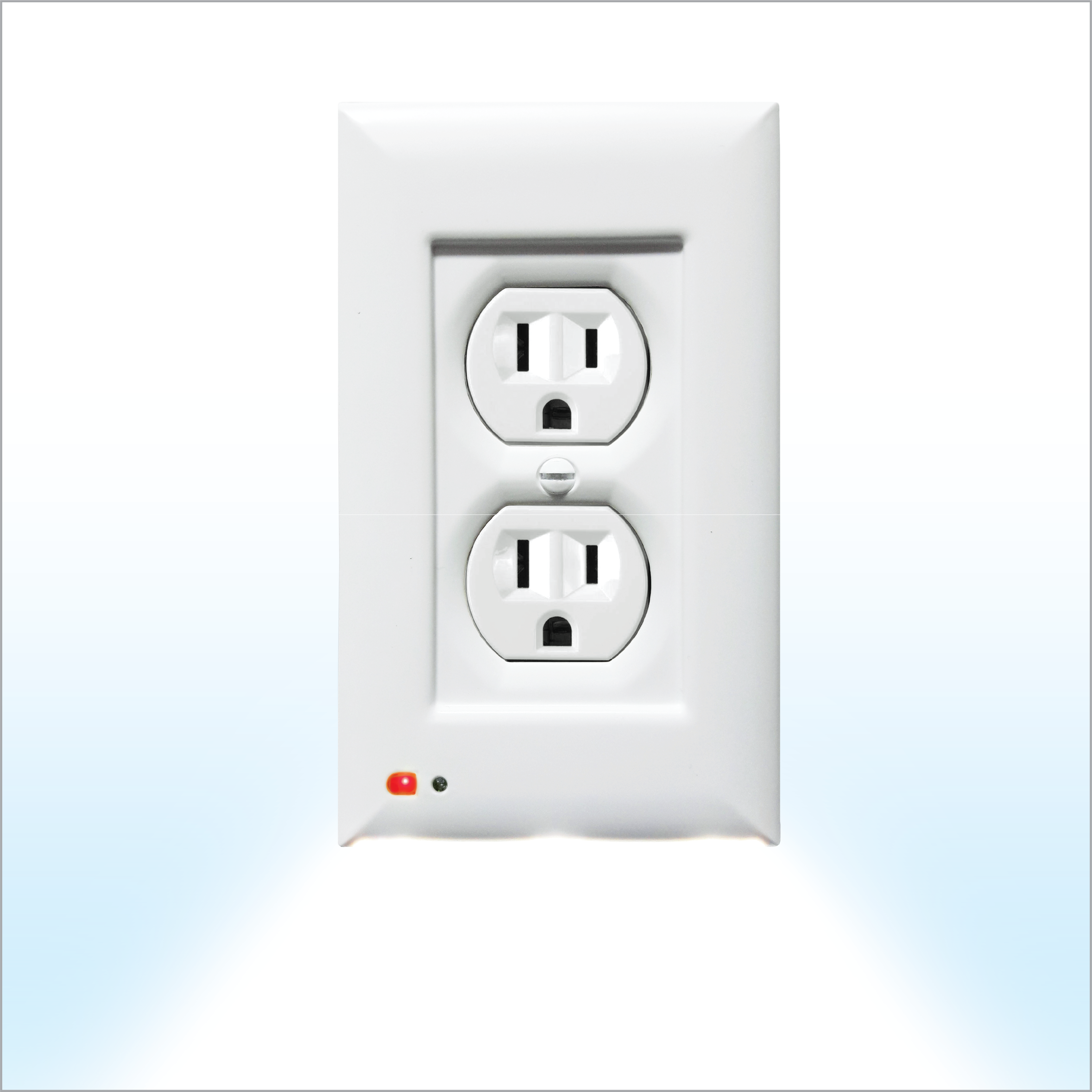 briteOWL Decora Lighted Wall Plate with Backup Light for Power Failures and Optional Dusk to Dawn Lighting.