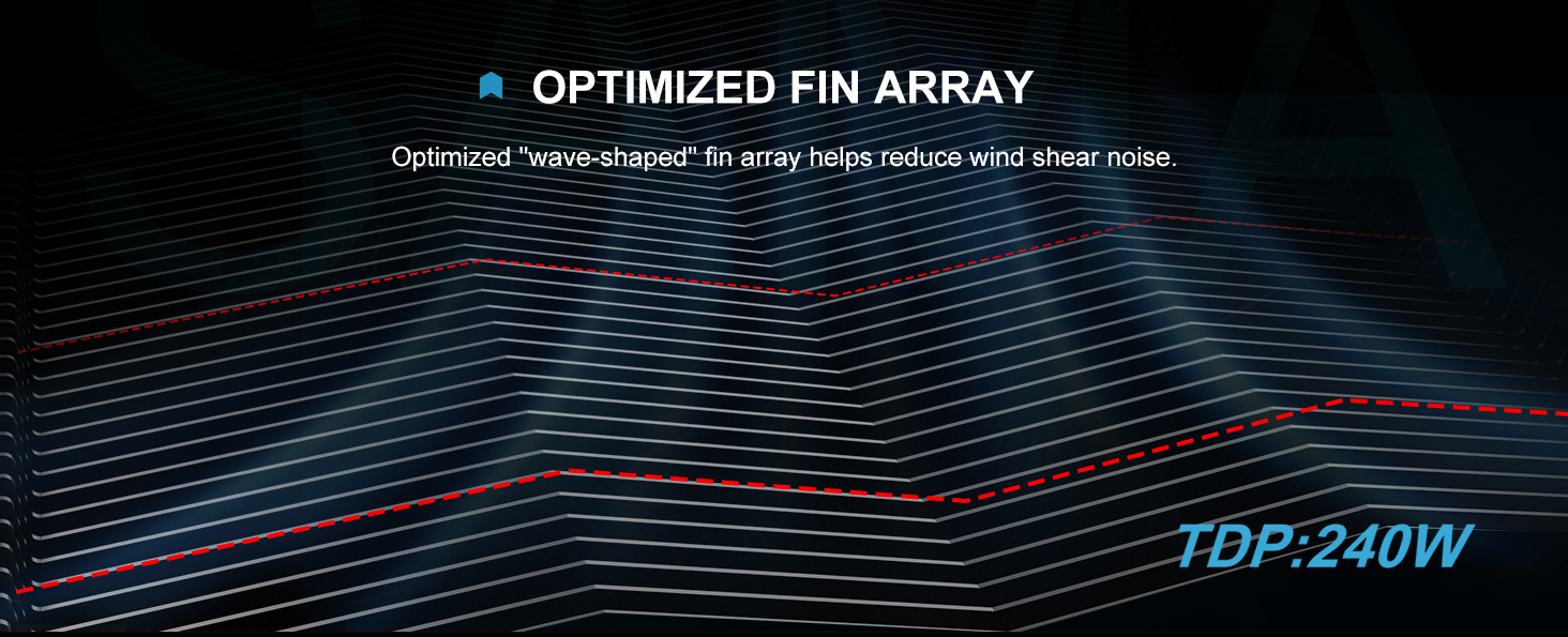 SAMA A40 Single-Tower CPU Air Cooler Black
