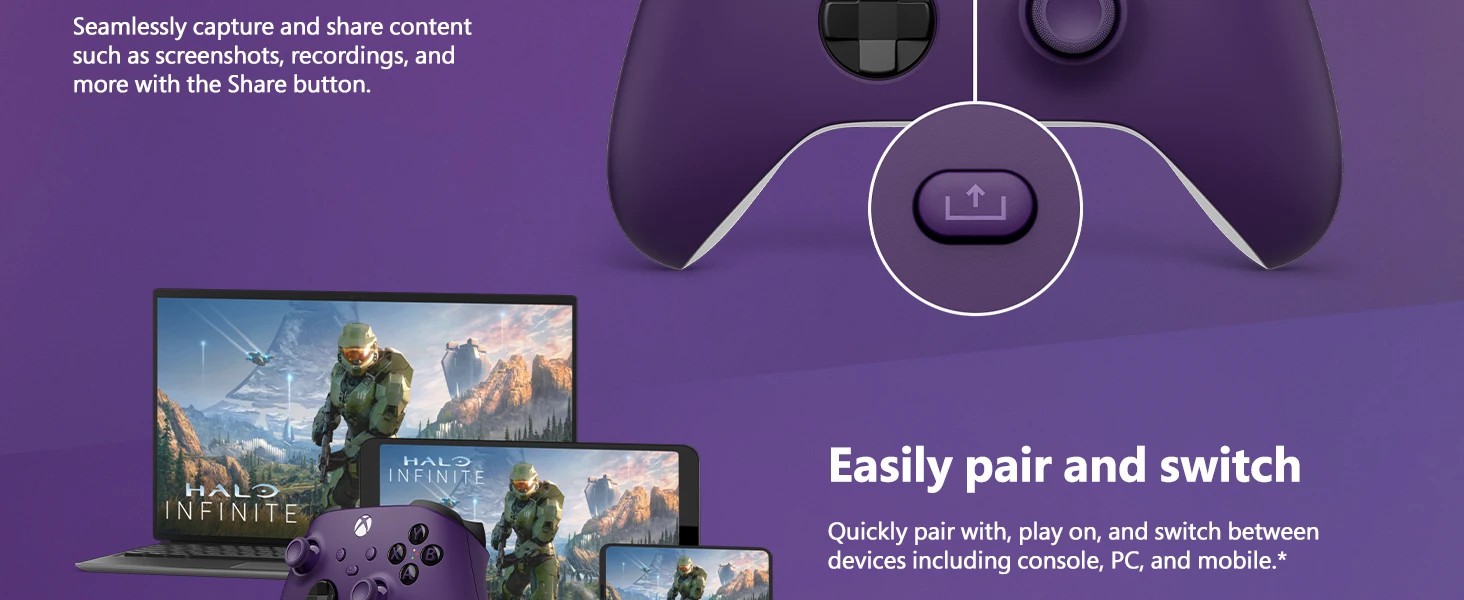 Xbox Wireless Controller Astral Purple-5