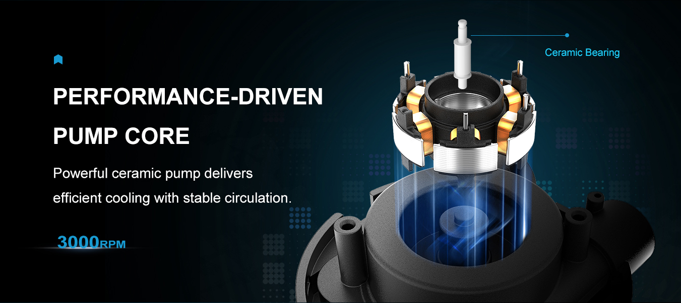 SAMA L70 240mm Liquid CPU Cooler AIO Cooler White