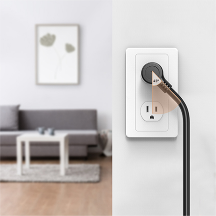 power strip flat plug