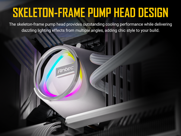 Antec Skeleton Matrix 360 ARGB White Liquid CPU Cooler