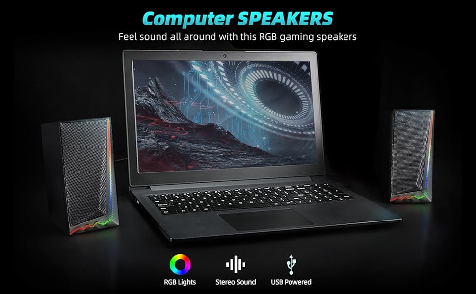 NO Drivers Needed and NO Sound Delay,the computer speaker comes with 3.5mm audio interface which are