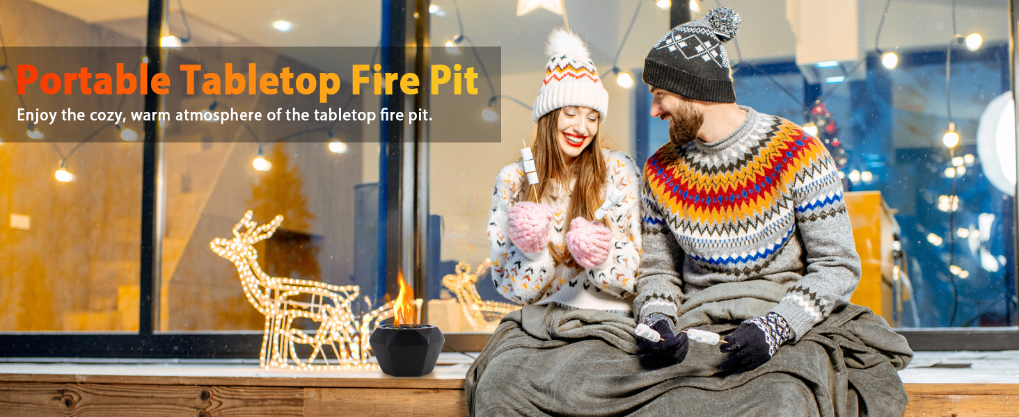 Portable Tabletop Fireplace