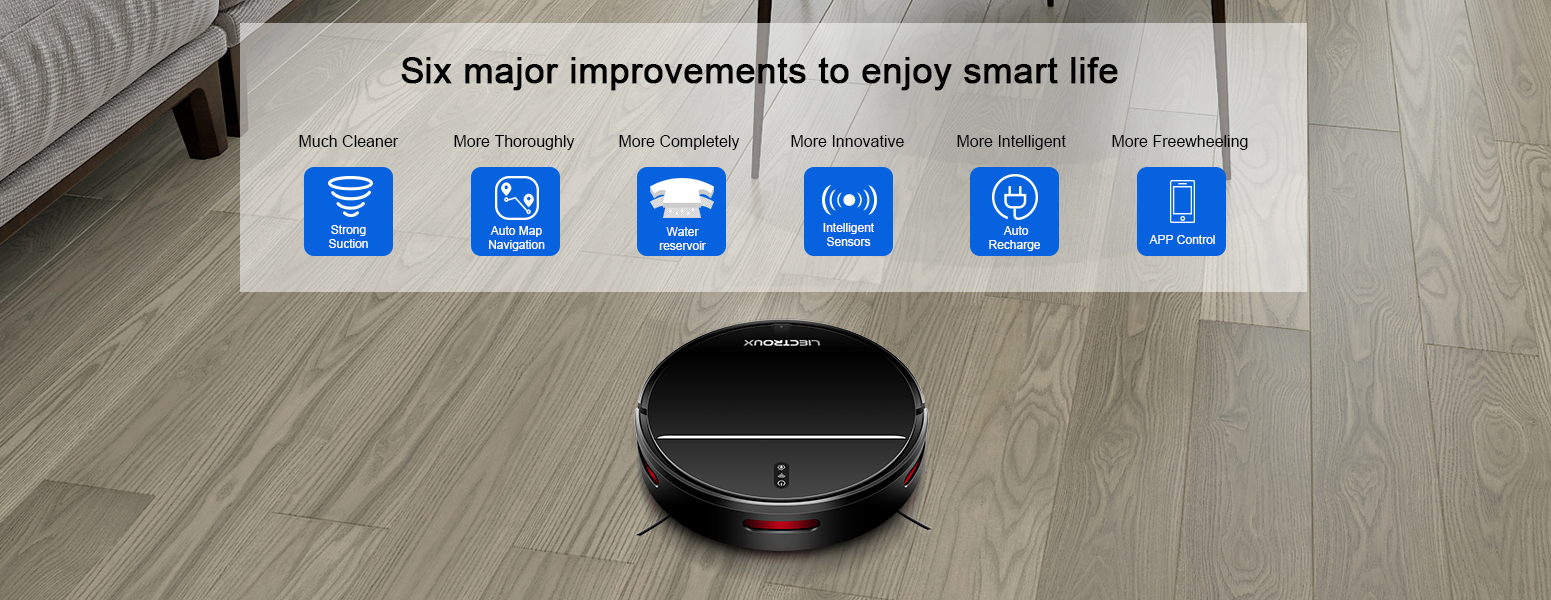  Liectroux IECTROUX M7S Pro Robot Vacuum Cleaner