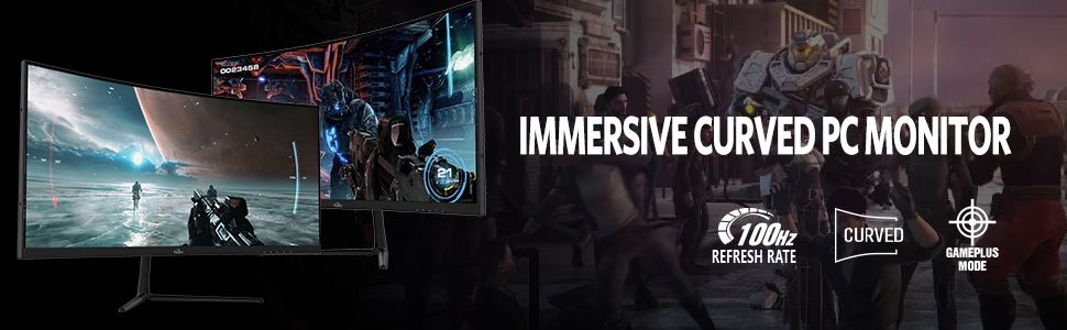 Curved PC Monitor