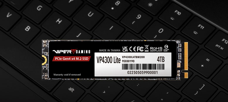Patriot Viper VP4300 Lite M.2 PCIe Gen 4 x4 Solid State Drive