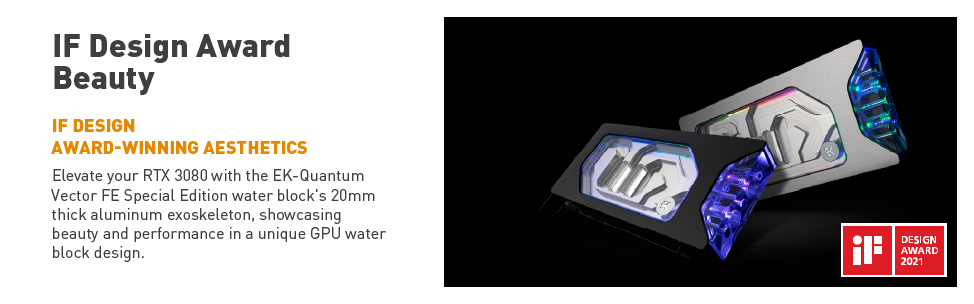 EK-Quantum Vector FE RTX 3080 D-RGB - Black Special Edition
