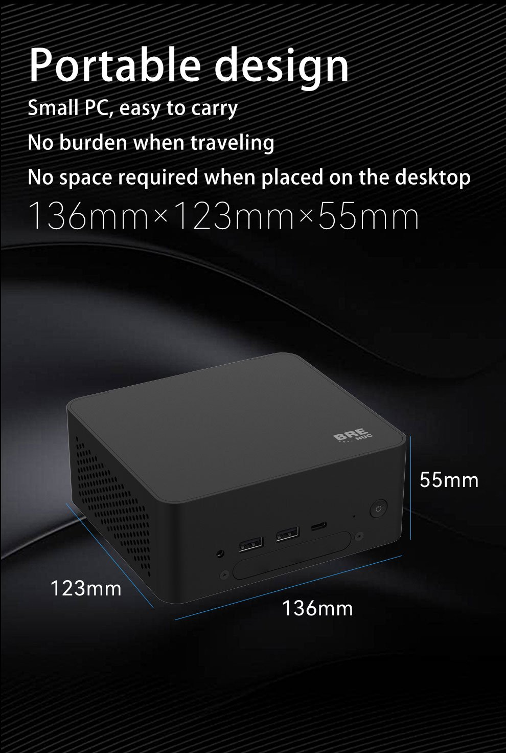 i7-1260P mini pc
