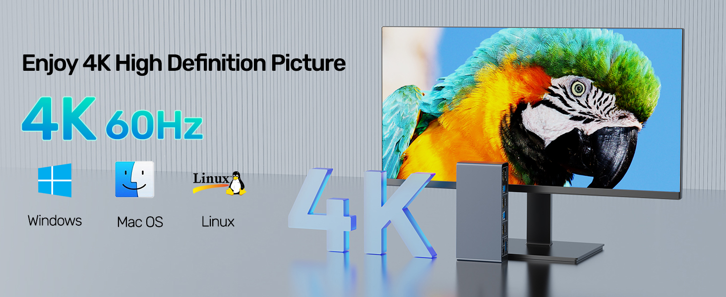 HDMI KVM Switch 2 Monitors 2 Computers, Dual Monitor KVM USB Switcher 4K@60Hz