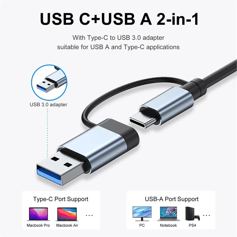 8in1 USB C Multiport Adapter