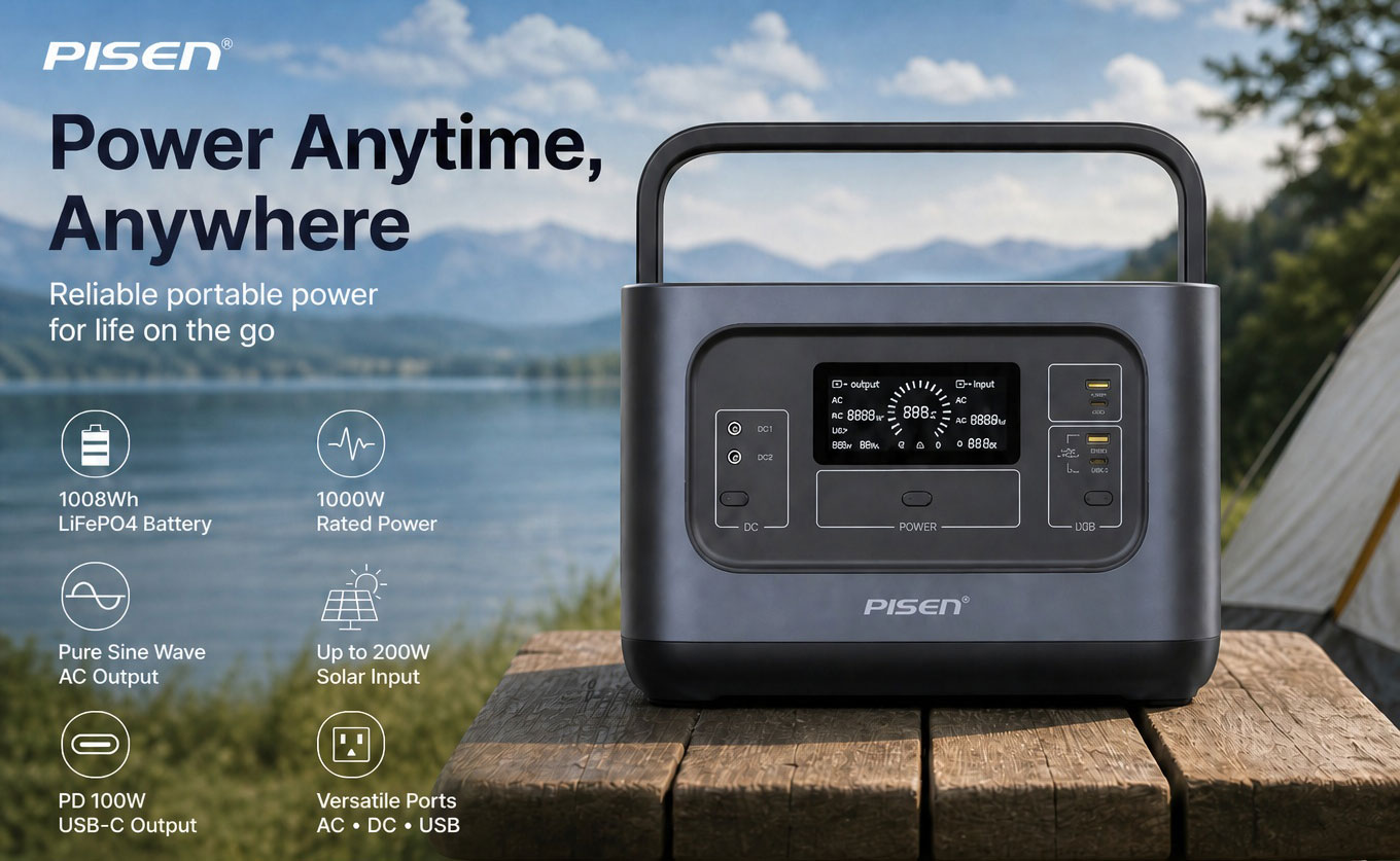 PISEN 1000W TS-OPS02 Portable Power Station