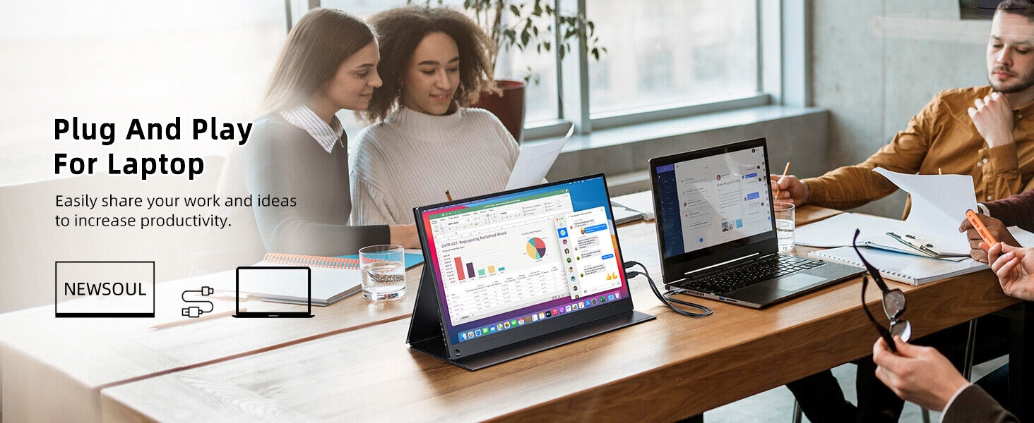 portable monitor slim hdmi monitor VESA Monitor