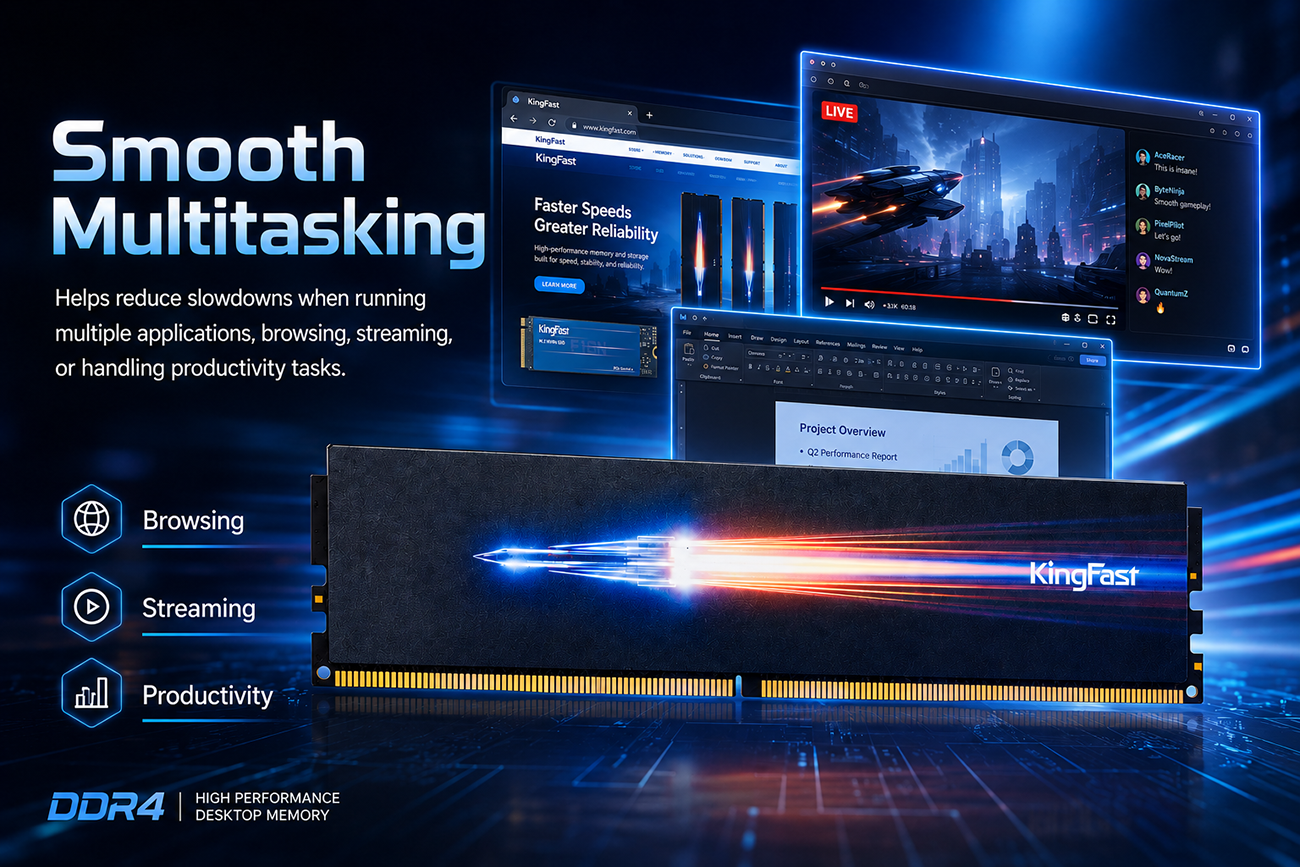 Kingfast DDR4 Desktop Memory