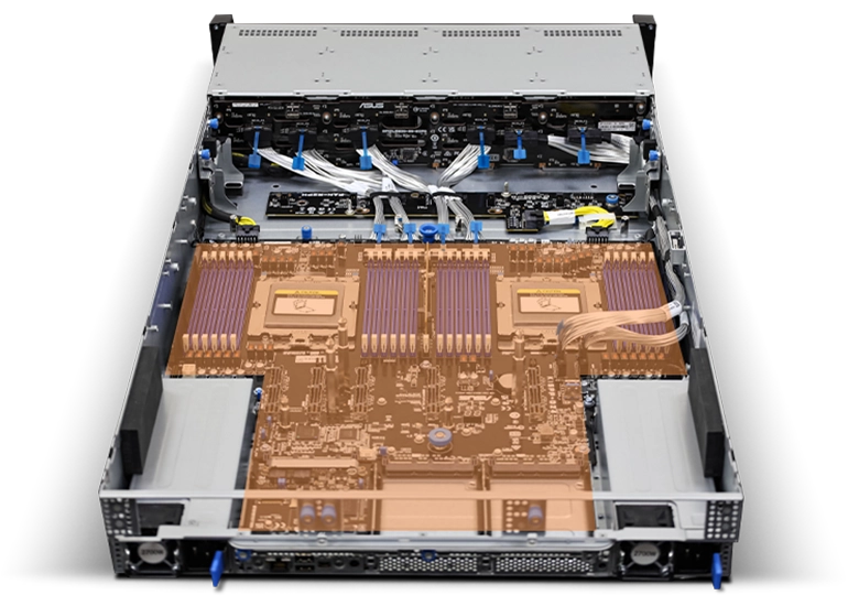 ASUS RS700A-E13-RS4U-2KW10G 1U Rackmount Server
