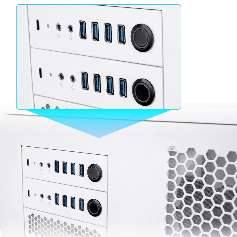Thermaltake AX1000 TG Snow AI Workstation Chassis