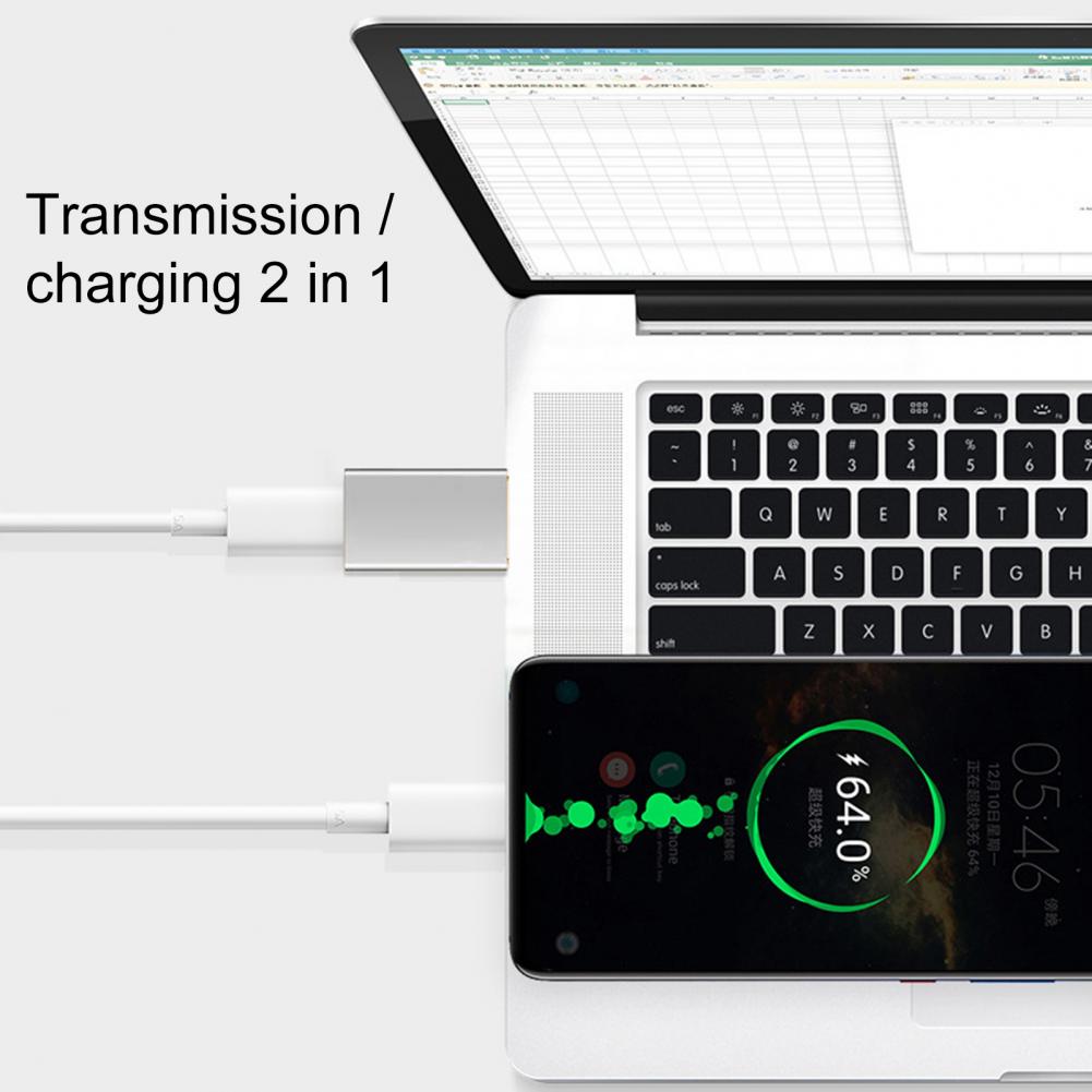 USB 3.1 GEN 2 Male to Type-C Female Adapter, Support Double Sided 10Gbps