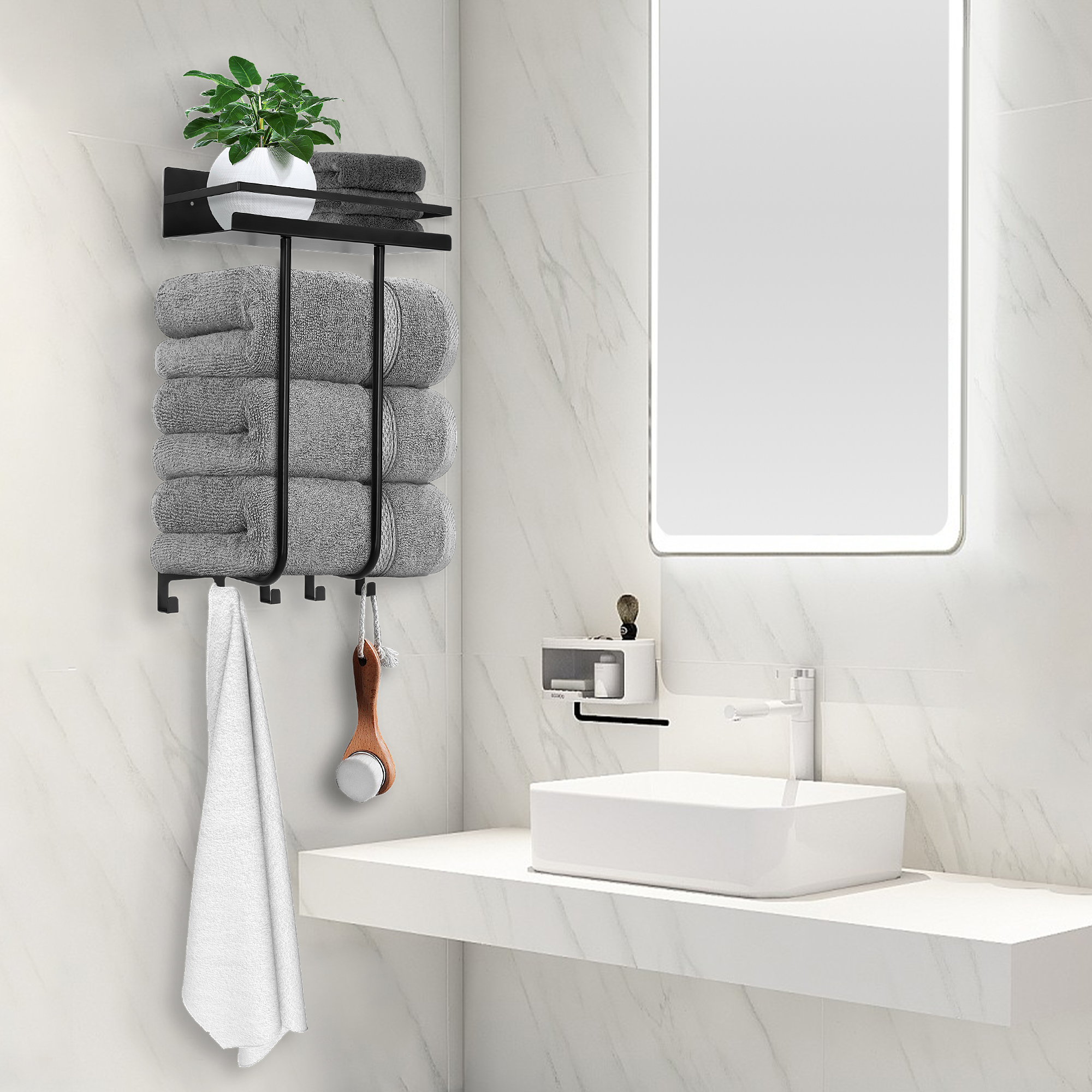 Useful Metal Towel Rack